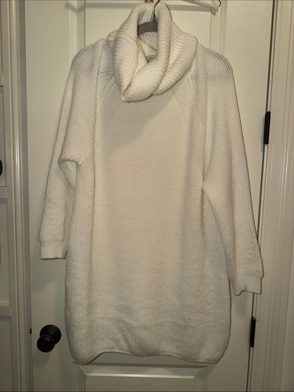 Dress Forum Cream Cowl Neck Sweater